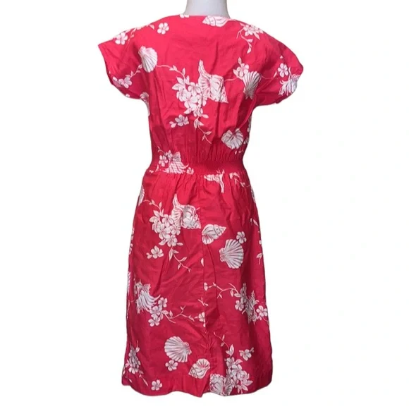 Vintage Hilo Hattie’s Pink/White Hawaiian Dress~S~Hawaii Floral Print - Picture 4 of 7